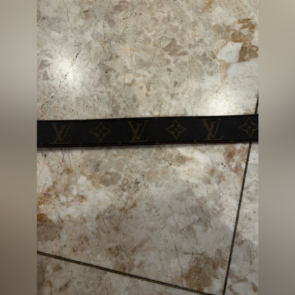 LV REVERSIBLE BELT BROWN/BEIGE 30MM- GREAT COND--90CM - Picture 2 of 6